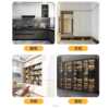 Whole house custom integrated furniture design wardrobe cabinet bookcase storage wine cabinet bedroom living room source factory
