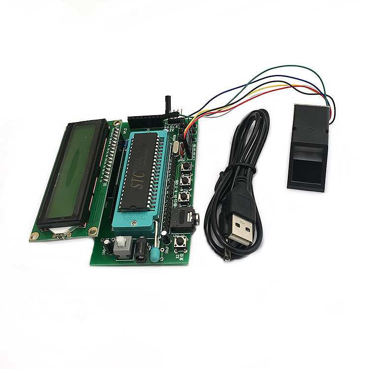 AS608 optical fingerprint recognition module STM32 51 microcontroller board attendance access control development/fingerprint collection