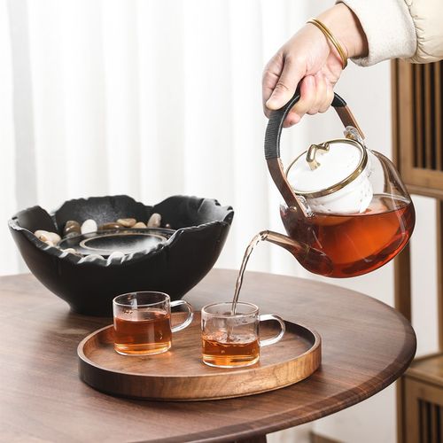 围炉煮茶家用电陶炉玻璃煮茶器室内陶瓷电炉煮茶神器烤炉保温电炉 - 图2