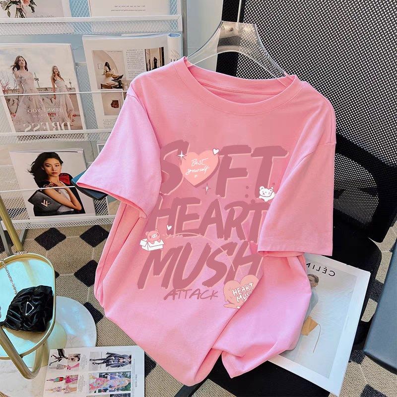 女童白色纯棉短袖t恤2025夏季新款童装儿童宽松上衣女孩衣服夏装,淘宝优惠券,粉丝福利购,淘宝优惠卷