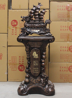 一帆风顺帆船摆件办公室落地招财装饰工艺礼品摆N饰毕业礼物公司