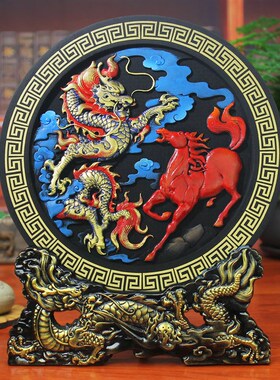 活性炭雕工艺品酒柜电视柜客厅龙摆G件办公室装饰品碳雕摆设礼品