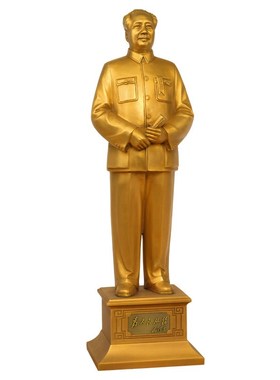 毛主席铜像家居装饰品毛泽东客厅玄关摆件全身纯铜像乔迁新居礼品