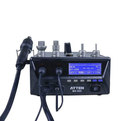 ATTEN安泰信焊台热风拆焊台电镊子吸锡器四合一维修系统MS-900 - 图3