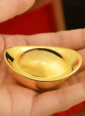 仿真金元宝摆件乔迁开业礼物客厅装饰品财神贡品银行展示样品道具