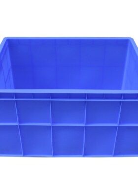 特价包装周转箱加厚塑料胶框大号零件长方形盒子收纳蔬菜养鱼蓝色
