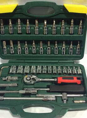 汽车维修汽修工具套装 46件/32/121件套筒扳手棘轮扳手工具组套