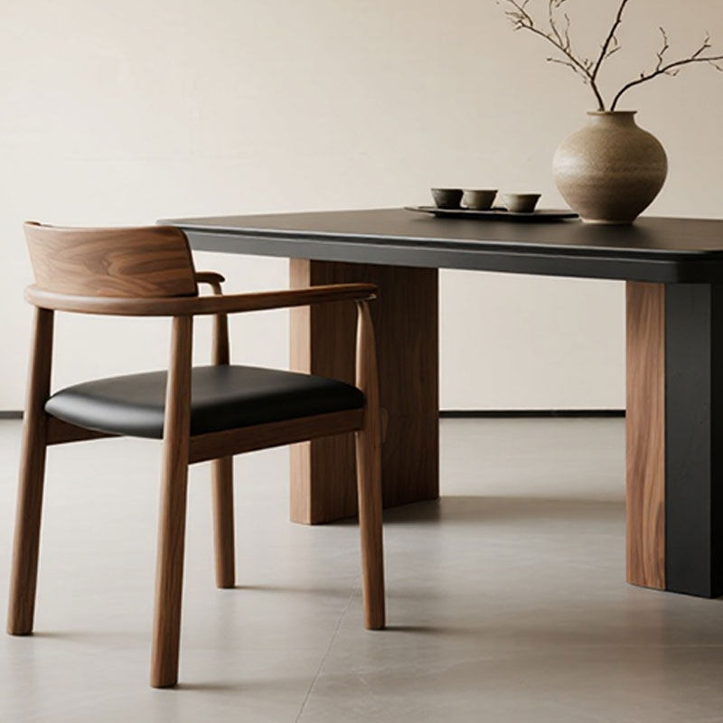 北美黑胡桃木泡茶桌椅组合侘寂风现代简约客厅家用办公室禅意茶台,淘宝优惠券,粉丝福利购,淘宝优惠卷