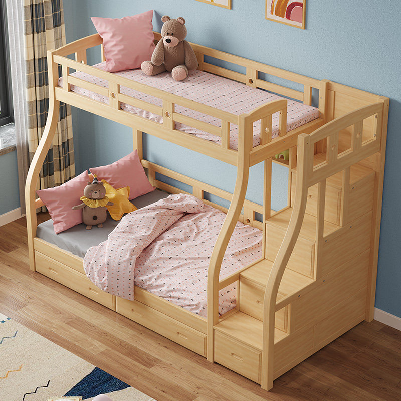 儿童床上下床双层床二层高低床实木成人多功能儿童床上下铺子母床,淘宝优惠券,粉丝福利购,淘宝优惠卷