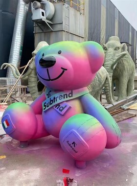 定制玻璃钢卡通j雕塑园林乐园装饰景观造型网红商场公园大型摆件