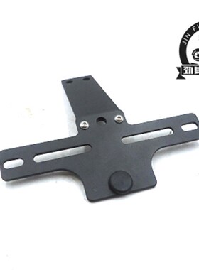 适用赛科龙RE3后牌照支架 宗申400机车短尾支架牌照灯 后挡泥直上
