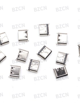 博众电气TYPE-C-6PIN-6.5立贴USB-3.1高清传输接口快充接头贴片