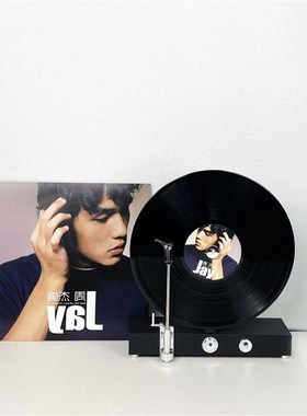 黑胶唱片机复古留声机摆件样板间售楼部轻奢高级S感创意模型装饰