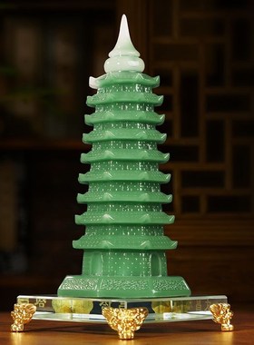 文昌塔工艺品九层摆件学生送老师B毕业纪念礼物办公室书房桌面装