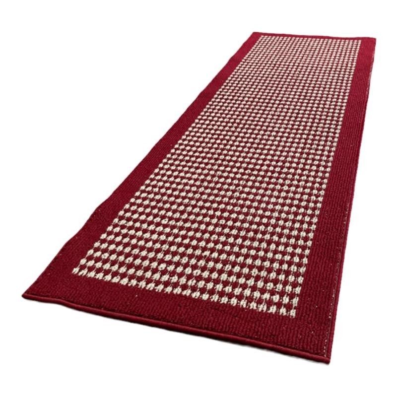 厨房地垫防滑防油防水地毯家用长条垫耐脏门垫吸水脚垫丙纶机织红,淘宝优惠券,粉丝福利购,淘宝优惠卷