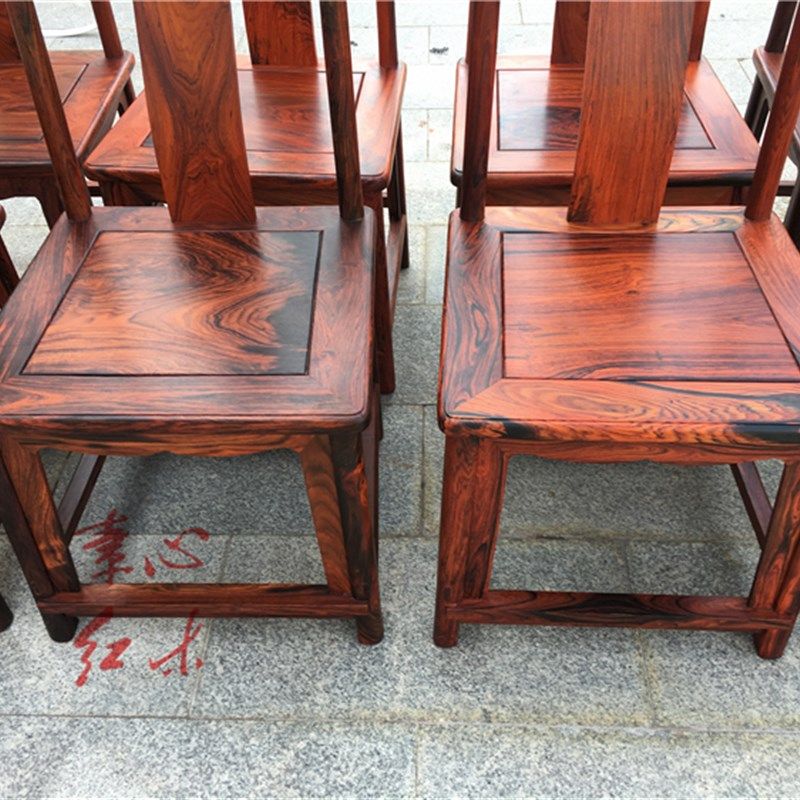 老挝大红酸枝1米38圆桌椅一桌八椅红木餐桌交趾黄檀餐台榫卯结构,淘宝优惠券,粉丝福利购,淘宝优惠卷