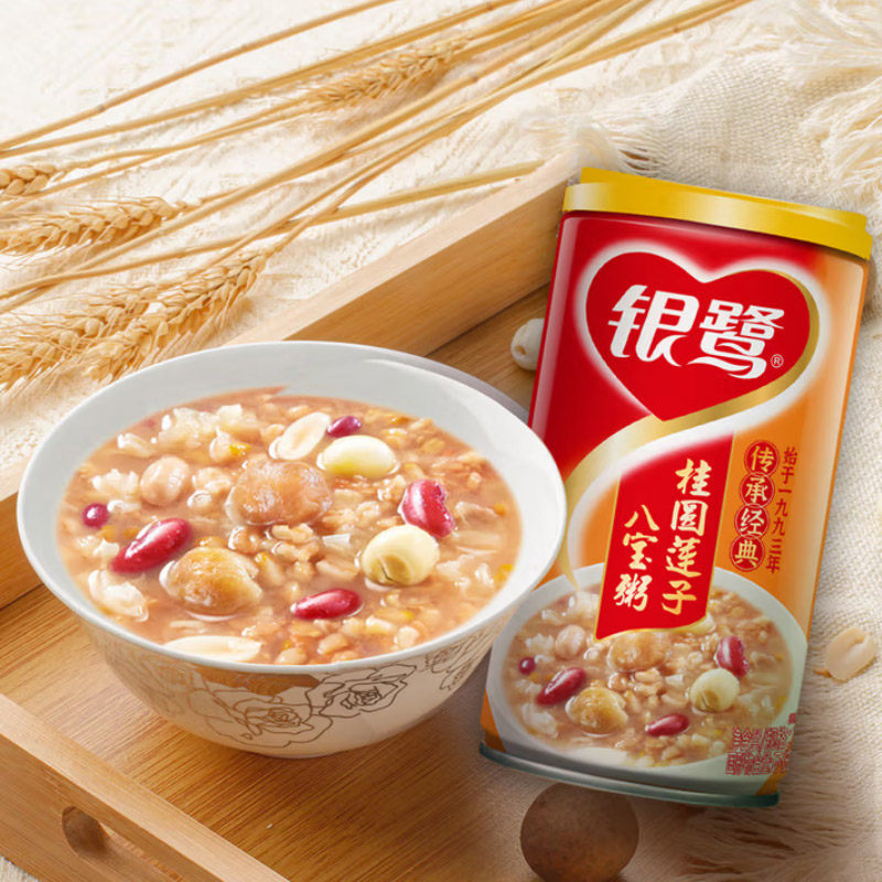 银鹭八宝粥桂圆莲子360g*12罐整箱罐装速食年货礼盒送礼佳品,淘宝优惠券,粉丝福利购,淘宝优惠卷