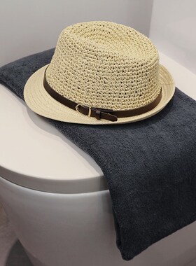 样板房装饰摆件浴巾样板间卫生间软装瓷砖店饰品简约现代公寓摆设