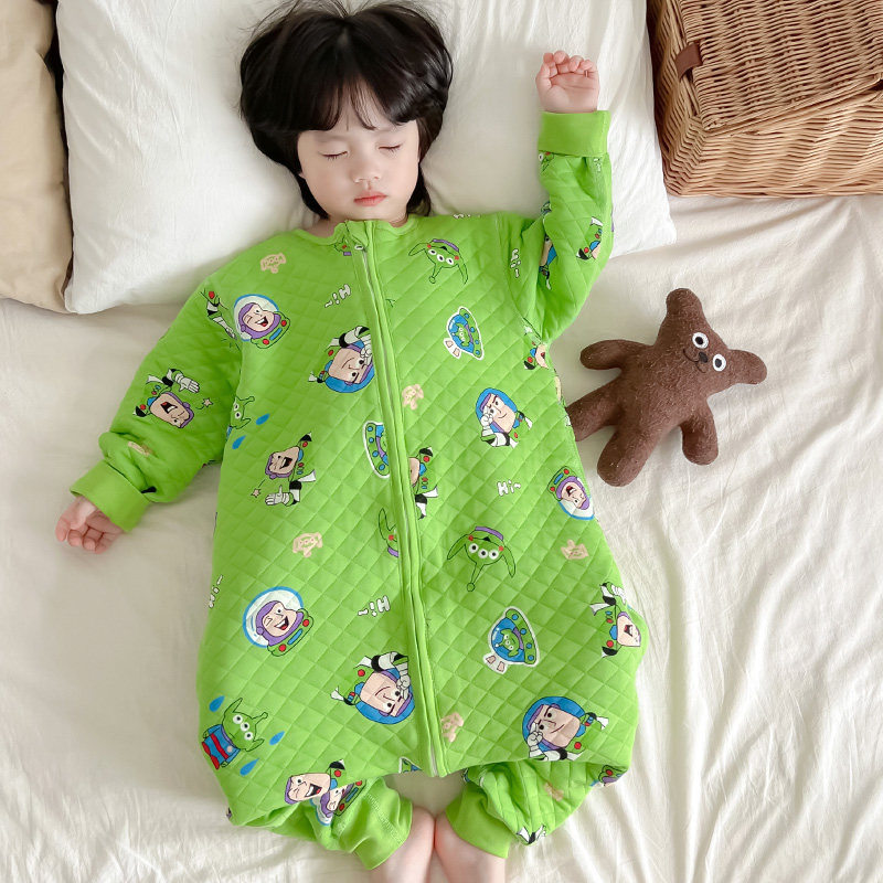 睡袋婴儿秋冬款宝宝夹棉春秋款连身睡衣冬季儿童防踢被子神器分腿,淘宝优惠券,粉丝福利购,淘宝优惠卷