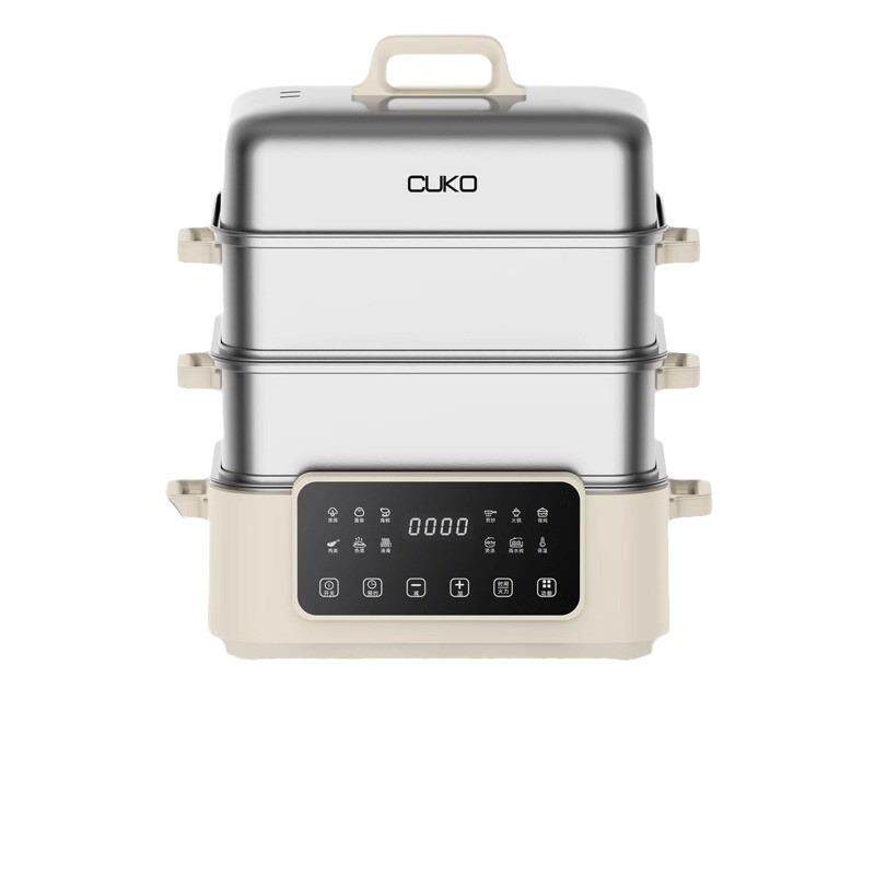 CUKO多层火锅电蒸锅 智能预约蒸箱家用三层家用炖蒸煮一体电蒸笼 - 图3