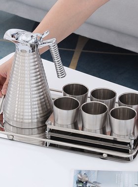 高档温居搬家礼物水杯家用套装简约保温水具套装摆件乔迁新居礼品