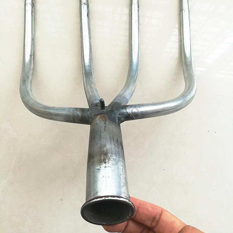 四股叉农用空心草叉子铁叉钢叉清垃圾叉废料叉粗齿大号农具四齿叉,淘宝优惠券,粉丝福利购,淘宝优惠卷