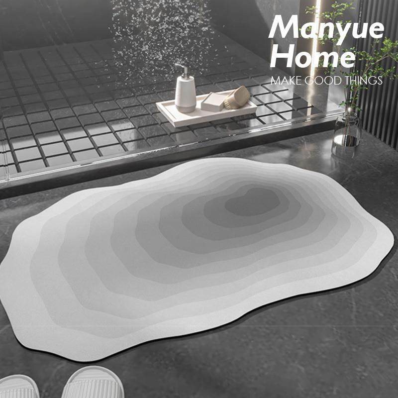 蔓越家地垫硅藻泥吸水速干渐变地毯厕所家用卫生间防滑垫浴室脚垫,淘宝优惠券,粉丝福利购,淘宝优惠卷