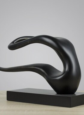 现代简约抽象人形体摆件人像小雕塑体操人样板房书房客厅软装饰品