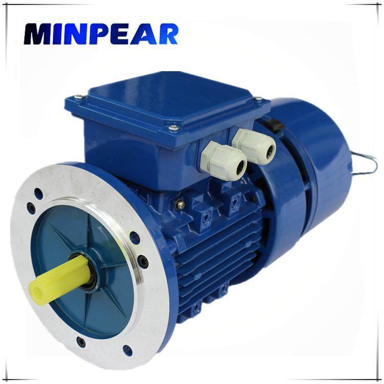 明牌刹车 0.75KW B3刹车电机 FCBA80B4-B5/380V/1400R/电机 - 图1