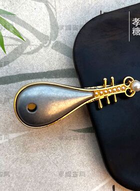 非遗手工diy非遗宋锦发夹底胚