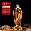 Glass wine jar ginseng wine bottle with faucet household 6 catties 8 catties K sealed jar wine jar bayberry wine bottle