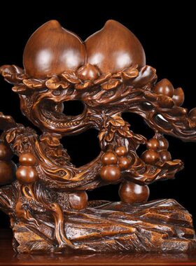 工艺葫芦添寿礼物送祝寿贺寿奶奶摆件多长寿桃大礼品生日福辈爷爷