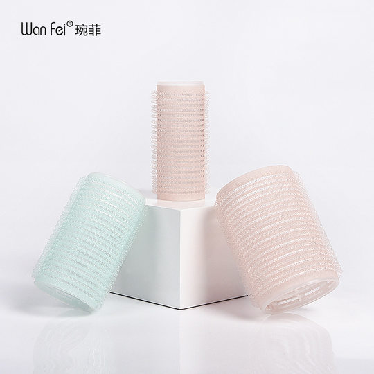 琬菲空气刘海卷发筒手动刘海卷发器自粘 卷头发Q神器塑料发卷6个