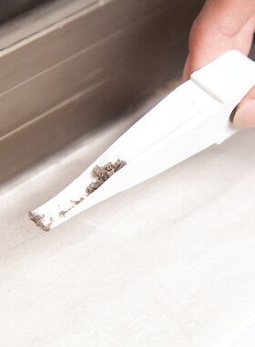 带刮刀槽沟清洁刷子窗台角落厨房地板卫浴室瓷砖缝隙长柄除尘用品