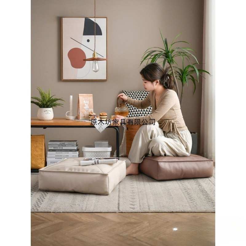 Futon cushion ground floor meditation seat pier leather Japanese tatami bay window home living room lazy sofa cushion