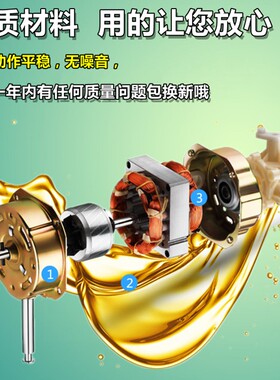 全能台扇台式电风扇落地扇多用电机马达 16寸55w电风扇电机配件