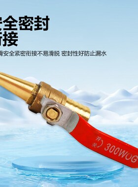 消防软管卷盘配件水管连接枪头卡箍铜挂板快速排气阀三通球阀开关