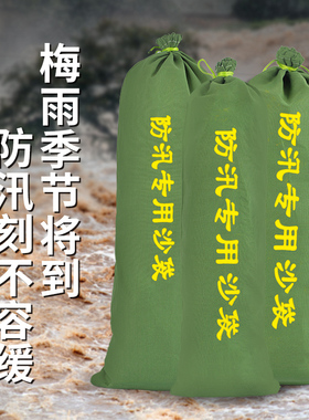 防洪沙袋帆布防汛专用救援堵水沙包防洪水神器家用挡水板抗洪防水
