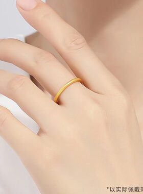 承传金大号妹2哑光m古组合毫细米大码女镀胖简约磨砂戒指法尾戒