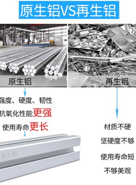 国标铝型材4040框架流水线工作台配件欧标40*40工业铝合金铝材料