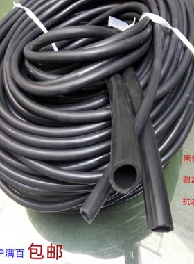 硅胶管耐温抗冻工业级水管抗老化弹性黑橡皮管黑色硅橡胶管软管