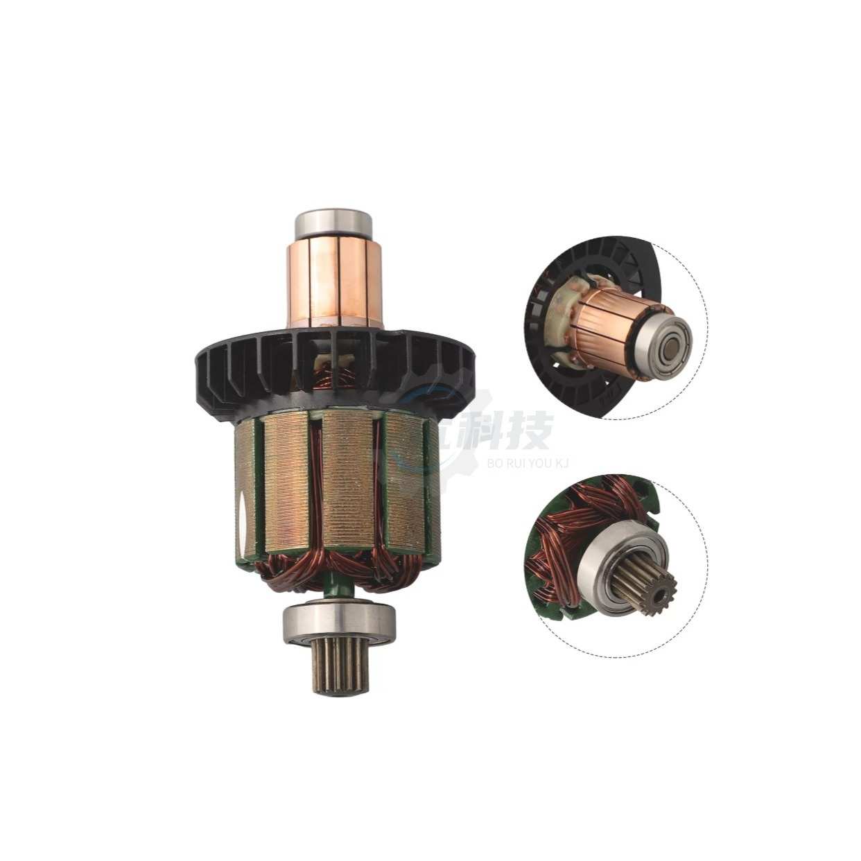 牧田619380-9 619583-5电枢转子DDF482 DHP482锂电钻电动工具配件 - 图0