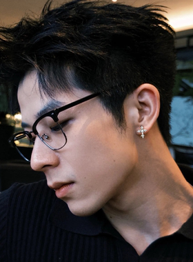 夜王|925银冰晶鸢尾花
