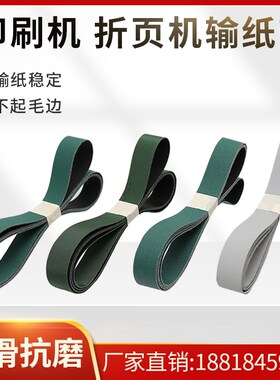 折页机皮带海德堡印刷机输纸带配件胶印烫金 机进口走送 纸平皮带
