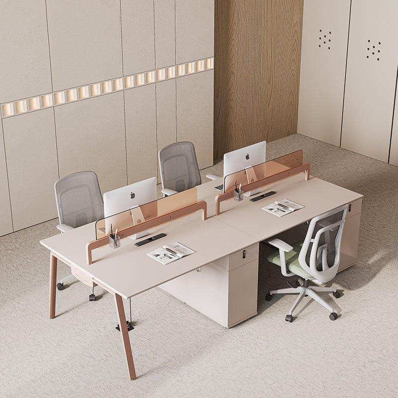职员办公桌简约现代双4六人位6四屏风工位员工办公室桌椅组合桌子,淘宝优惠券,粉丝福利购,淘宝优惠卷