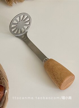ins韩国土豆压泥器  捣泥器加厚紫薯番薯宝宝婴儿辅食工具不锈钢