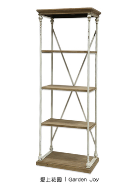 爱上花园丨园艺杂货 花园露台家置物架 木艺多层花架花台 多层柜