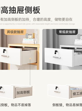 五斗柜收纳柜卧室家用储物柜客厅杂物立柜木质靠墙置物柜抽屉柜子