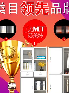 办公室财务凭证柜文件柜资料档案铁皮柜玻璃门会计收纳储物柜子