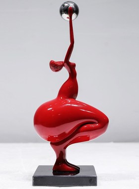 玻璃钢抽象人物客厅摆件创意现代雕塑结婚酒店样板房装饰家居饰品